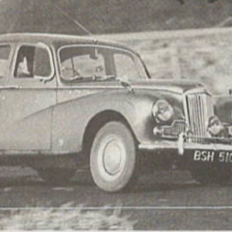 Jim et la Sunbeam sur le circuit Winfield